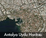 Antalya uydu haritas�